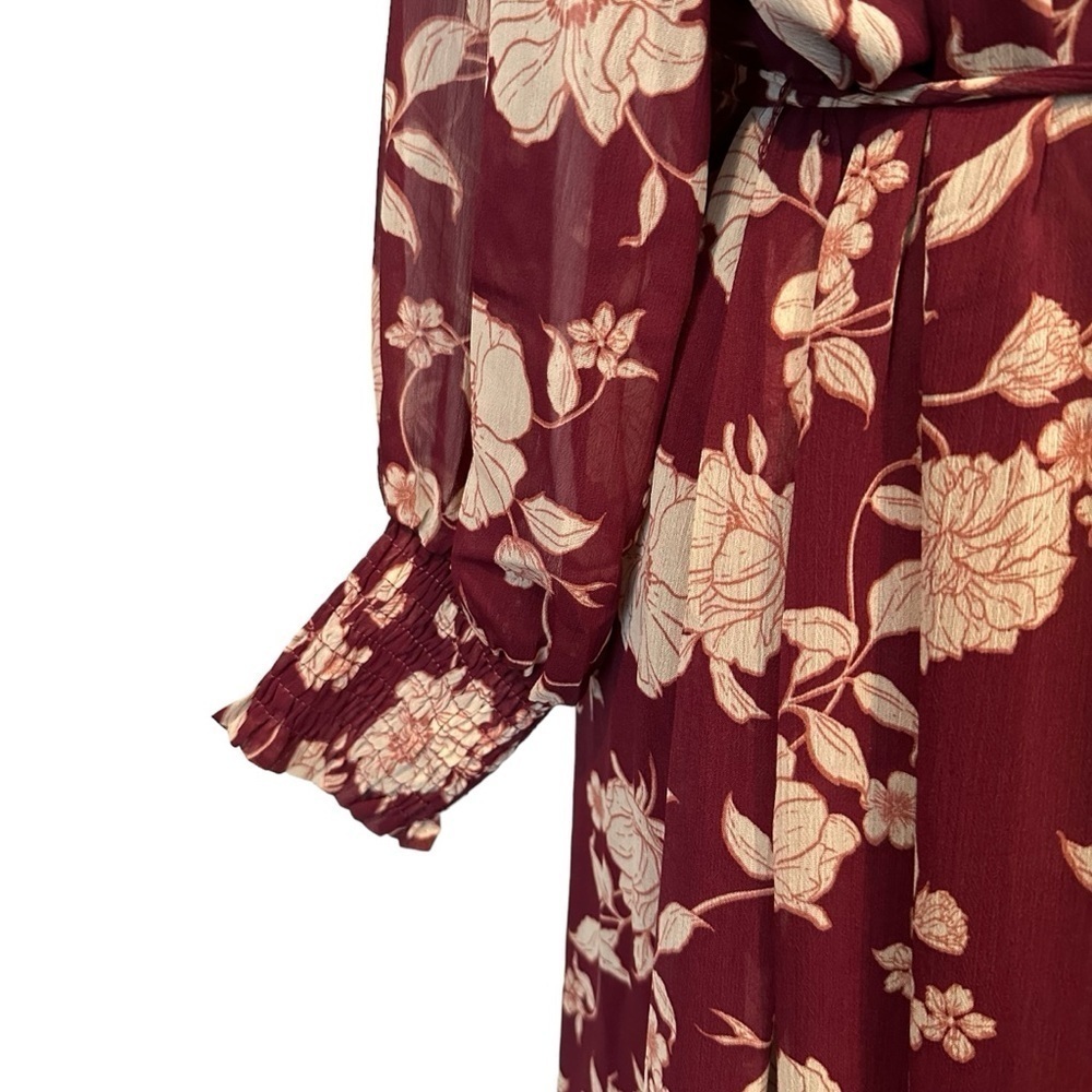Dress forum size small fun bohemian floral long sleeve dress. - Picture 11 of 16